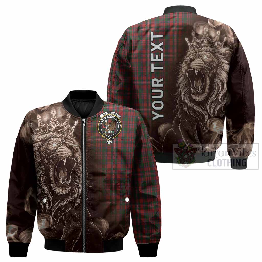 MacKinnon (McKinnon) Tartan Bomber Jacket Roaring Lion Heritage