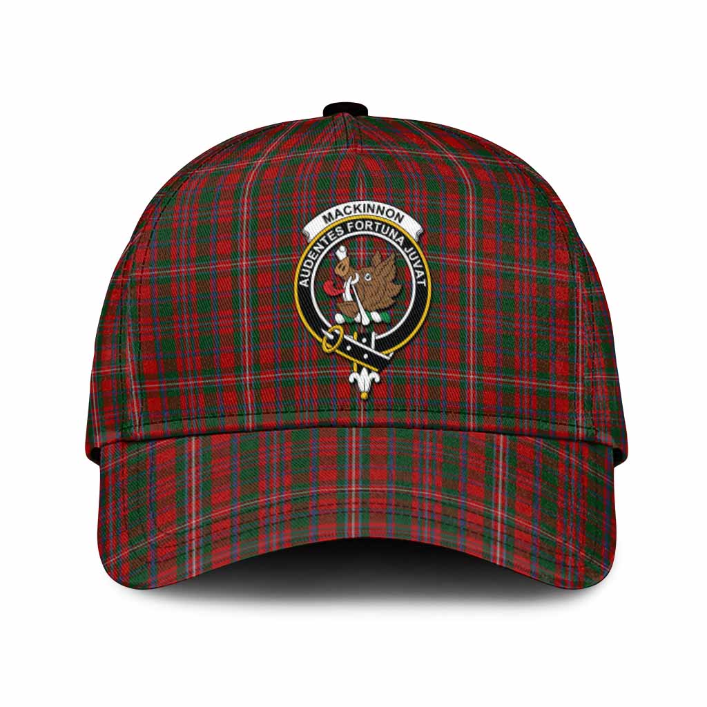 MacKinnon (McKinnon) Tartan Classic Cap with Family Crest
