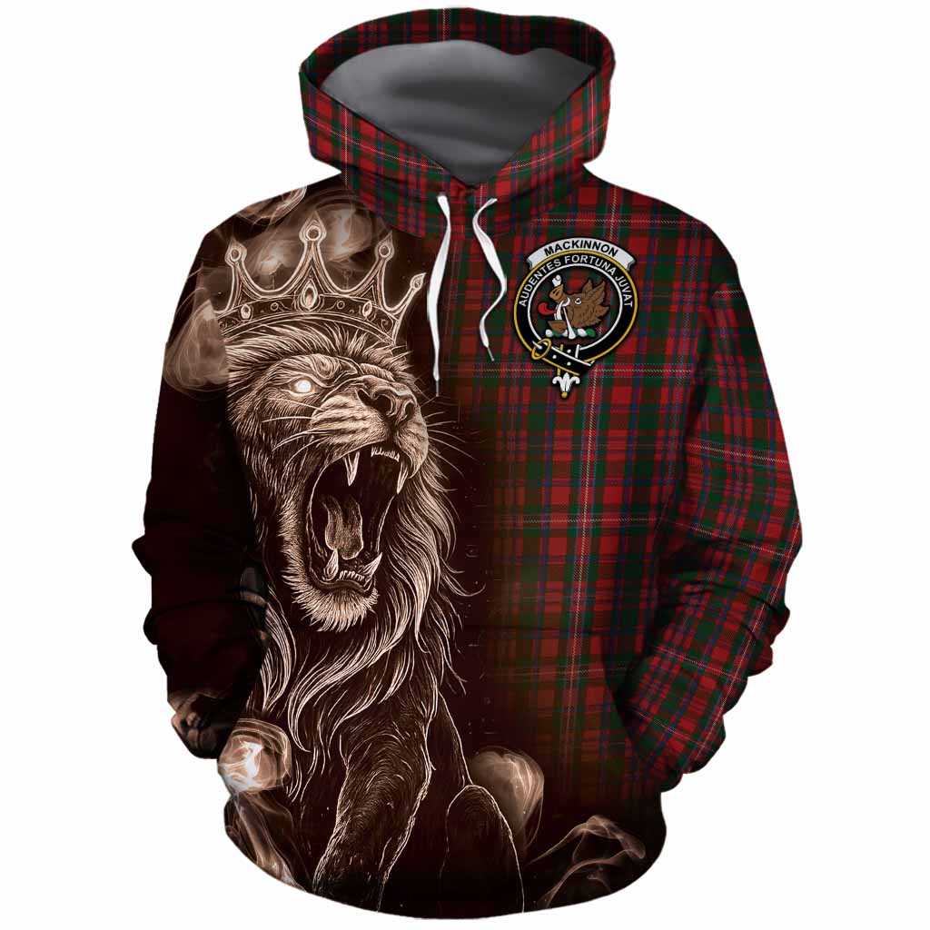 MacKinnon (McKinnon) Tartan Cotton Hoodie Roaring Lion Heritage