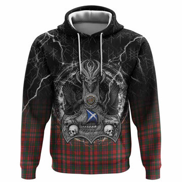 MacKinnon (McKinnon) Tartan Crest Hoodie Celtic Odin's Raven Legacy