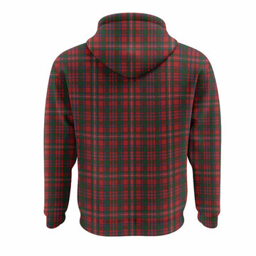 MacKinnon (McKinnon) Tartan Crest Hoodie Ferocious Lion Style