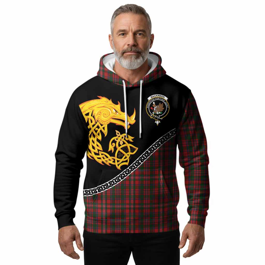 MacKinnon (McKinnon) Tartan Crest Hoodie Legendary Dragon Knot Half Style