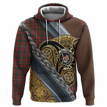 MacKinnon (McKinnon) Tartan Crest Hoodie Scottish Triskele Celtic