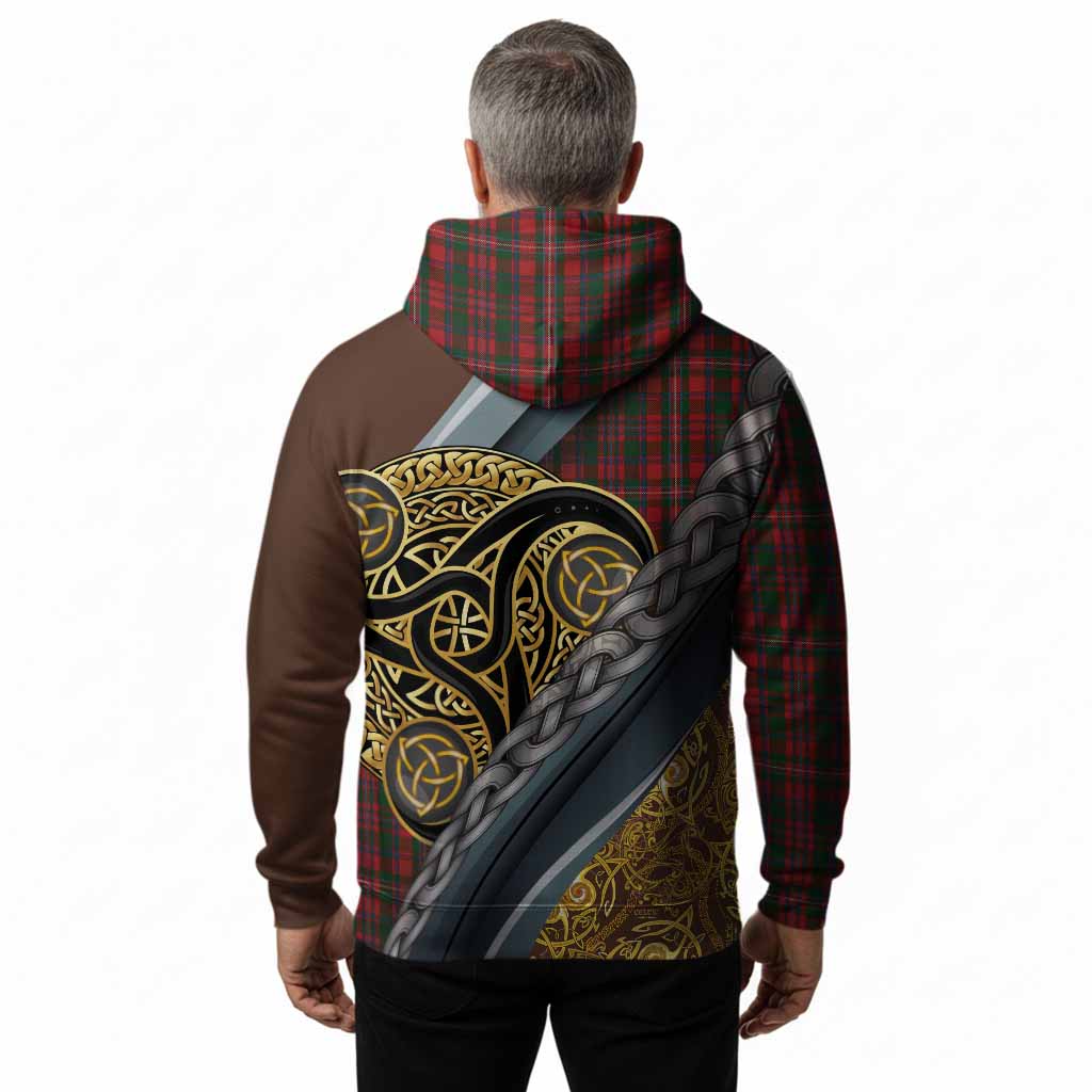 MacKinnon (McKinnon) Tartan Crest Hoodie Scottish Triskele Celtic
