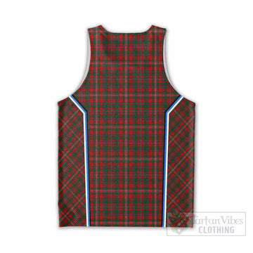 MacKinnon (McKinnon) Tartan Crest Men Tank Top Scotland Coat of Arm Flag Style