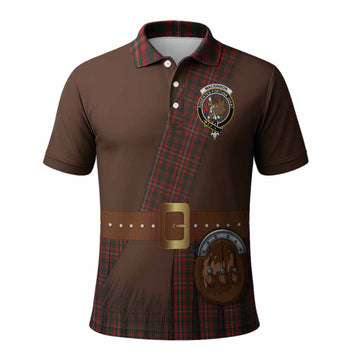 MacKinnon (McKinnon) Tartan Crest Polo Shirt Kilt Costume Style