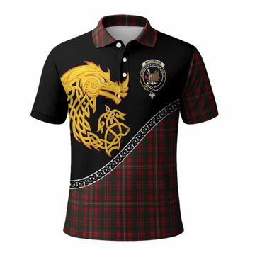 MacKinnon (McKinnon) Tartan Crest Polo Shirt Legendary Dragon Knot Half Style