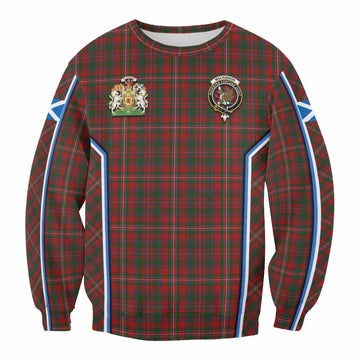 MacKinnon (McKinnon) Tartan Crest Sweatshirt Scotland Coat of Arm Flag Style