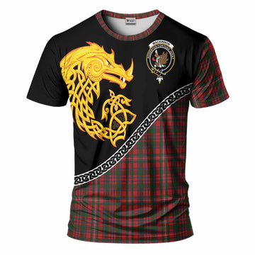 MacKinnon (McKinnon) Tartan Crest T-Shirt Legendary Dragon Knot Half Style