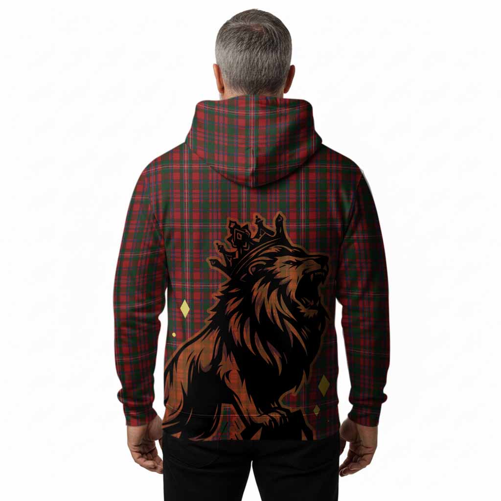 MacKinnon (McKinnon) Tartan Family Crest Hoodie Crowned Lion Roaring