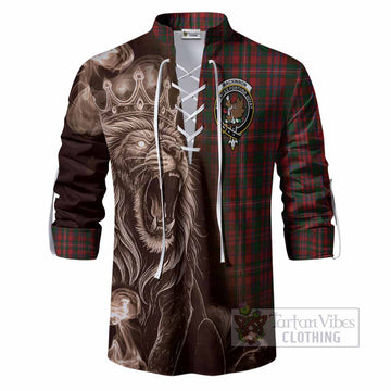 MacKinnon (McKinnon) Tartan Ghillie Shirt Roaring Lion Heritage