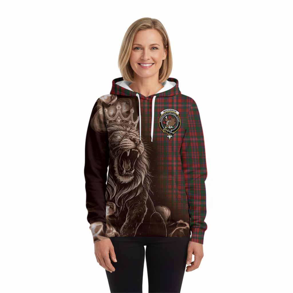 MacKinnon (McKinnon) Tartan Hoodie Roaring Lion Heritage