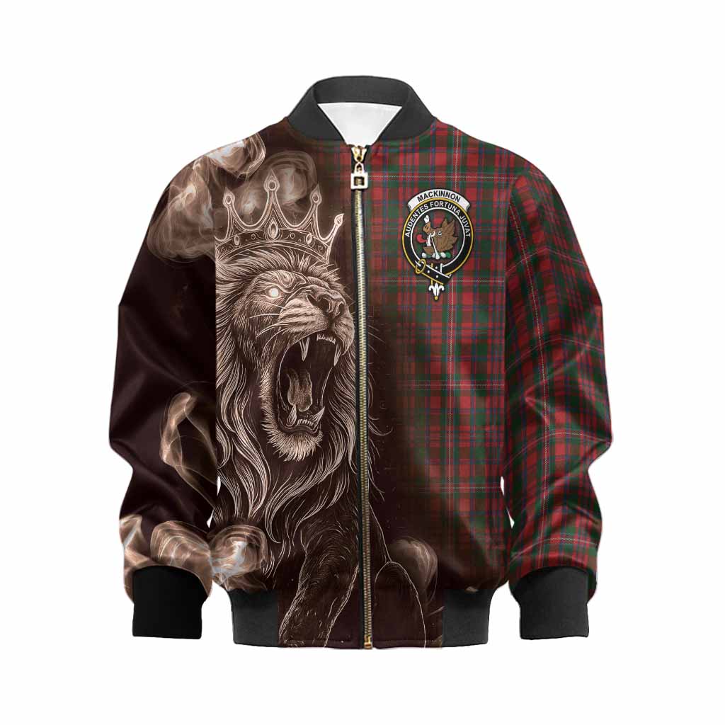 MacKinnon (McKinnon) Tartan Kid Bomber Jacket Roaring Lion Heritage