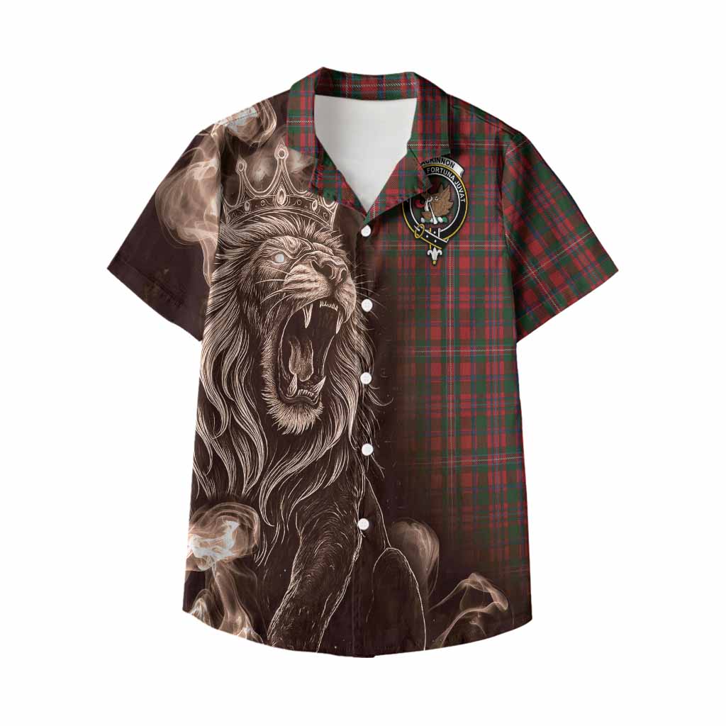 MacKinnon (McKinnon) Tartan Kid Hawaiian Shirt Roaring Lion Heritage