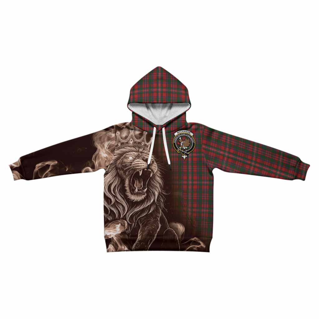 MacKinnon (McKinnon) Tartan Kid Hoodie Roaring Lion Heritage