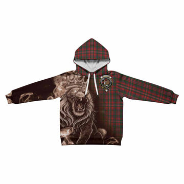 MacKinnon (McKinnon) Tartan Kid Hoodie Roaring Lion Heritage