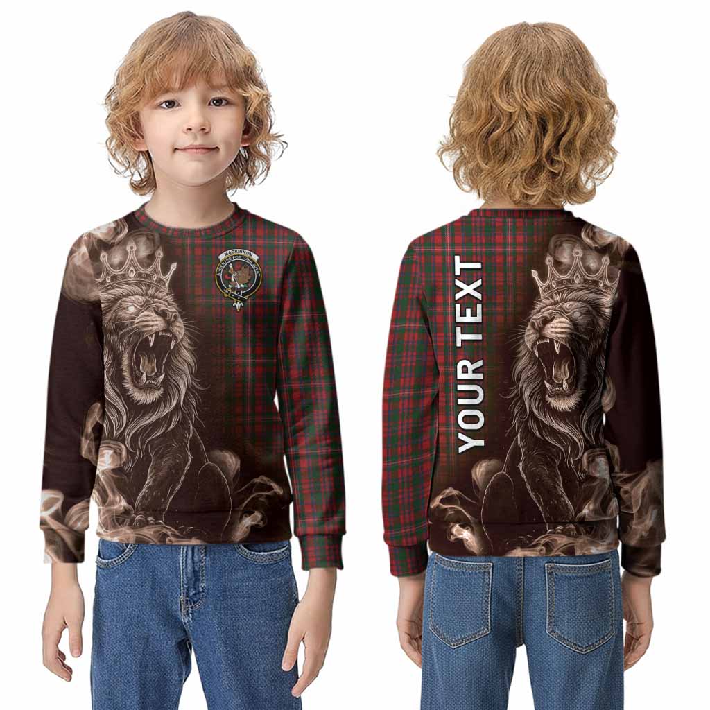 MacKinnon (McKinnon) Tartan Kid Knitted Sweatshirt Roaring Lion Heritage