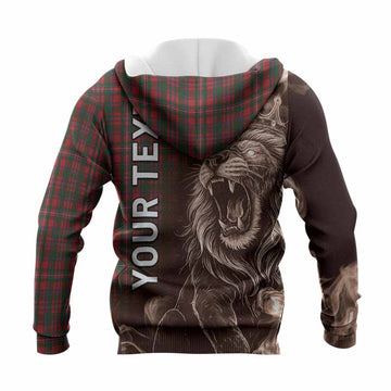 MacKinnon (McKinnon) Tartan Knitted Hoodie Roaring Lion Heritage