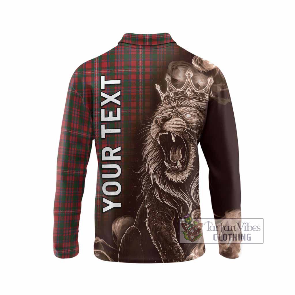 MacKinnon (McKinnon) Tartan Long Sleeve Polo Shirt Roaring Lion Heritage