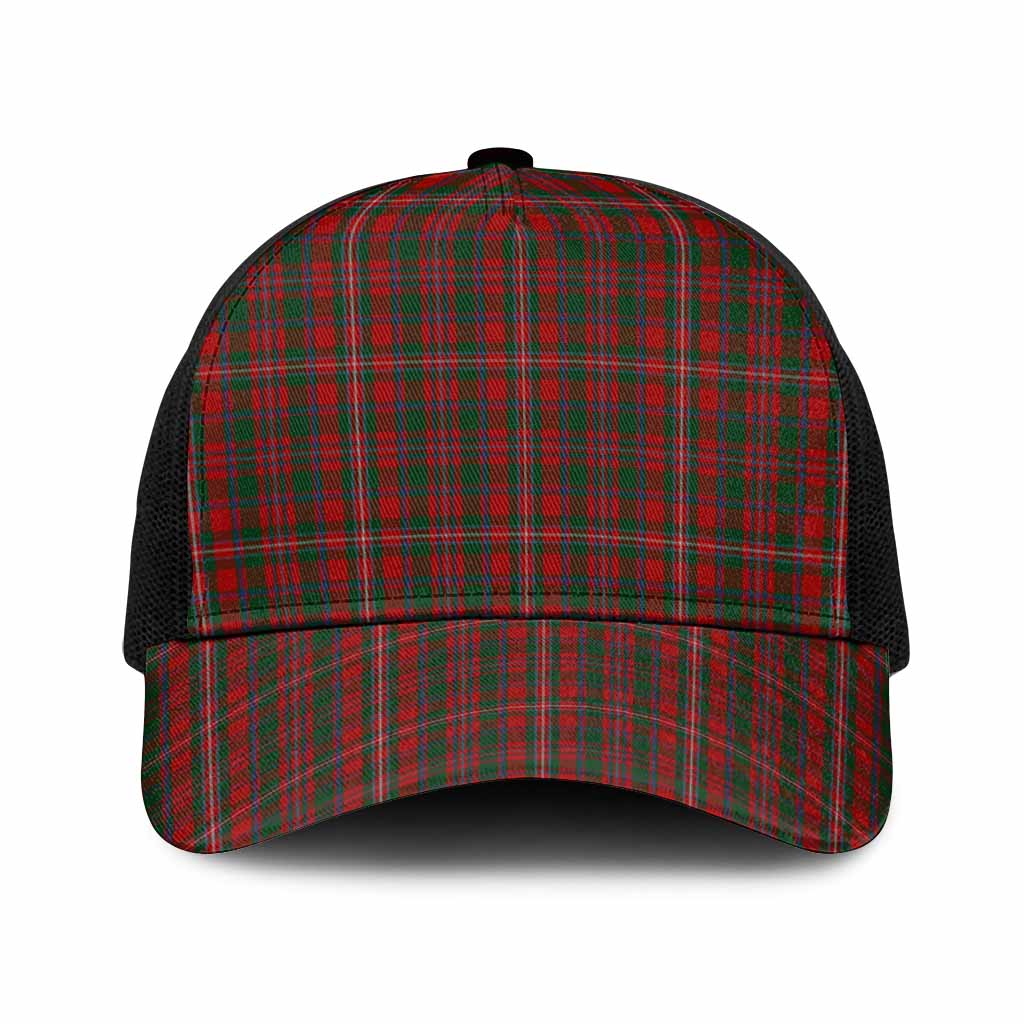 MacKinnon (McKinnon) Tartan Mesh Trucker Cap One Size (Adjustable) Black - Tartan Vibes Clothing