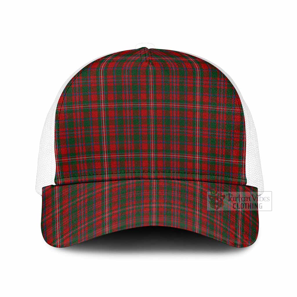 MacKinnon (McKinnon) Tartan Mesh Trucker Cap One Size (Adjustable) White - Tartan Vibes Clothing