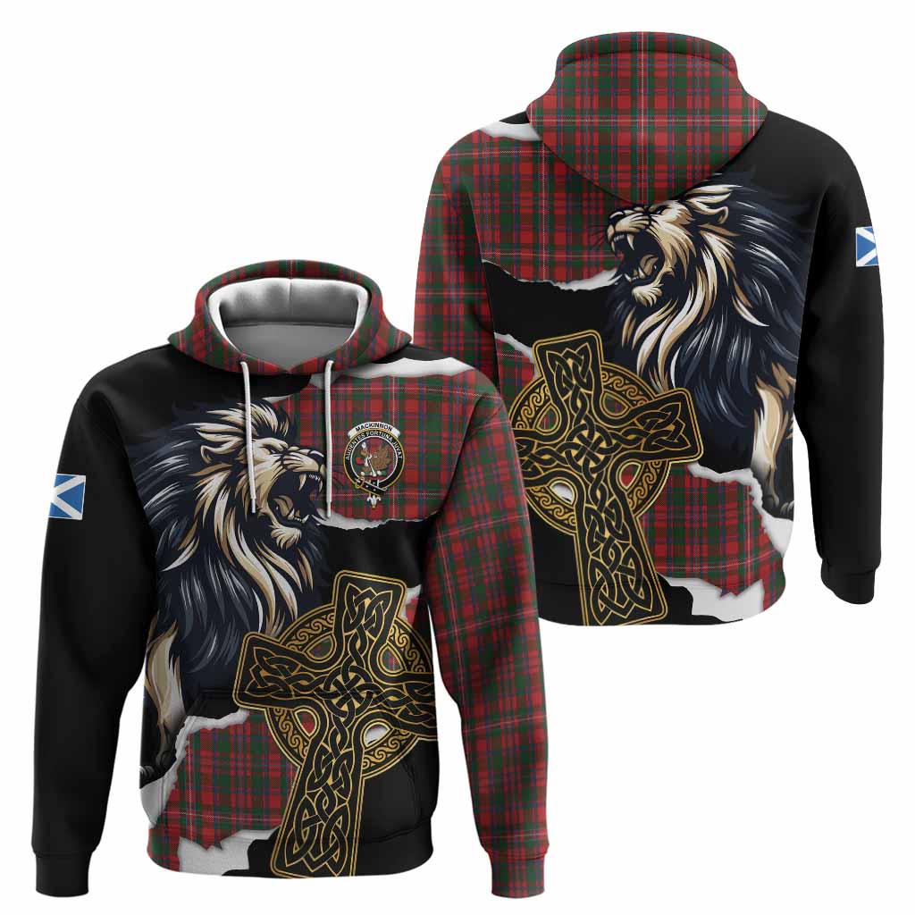 MacKinnon (McKinnon) Tartan Scottish Hoodie Lion Celtic Heritage