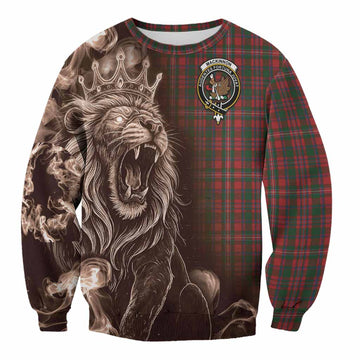 MacKinnon (McKinnon) Tartan Sweatshirt Roaring Lion Heritage