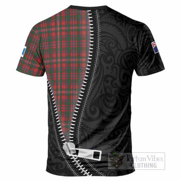 MacKinnon (McKinnon) Tartan T-Shirt New Zealand Pattern Unique Zipper Stylized