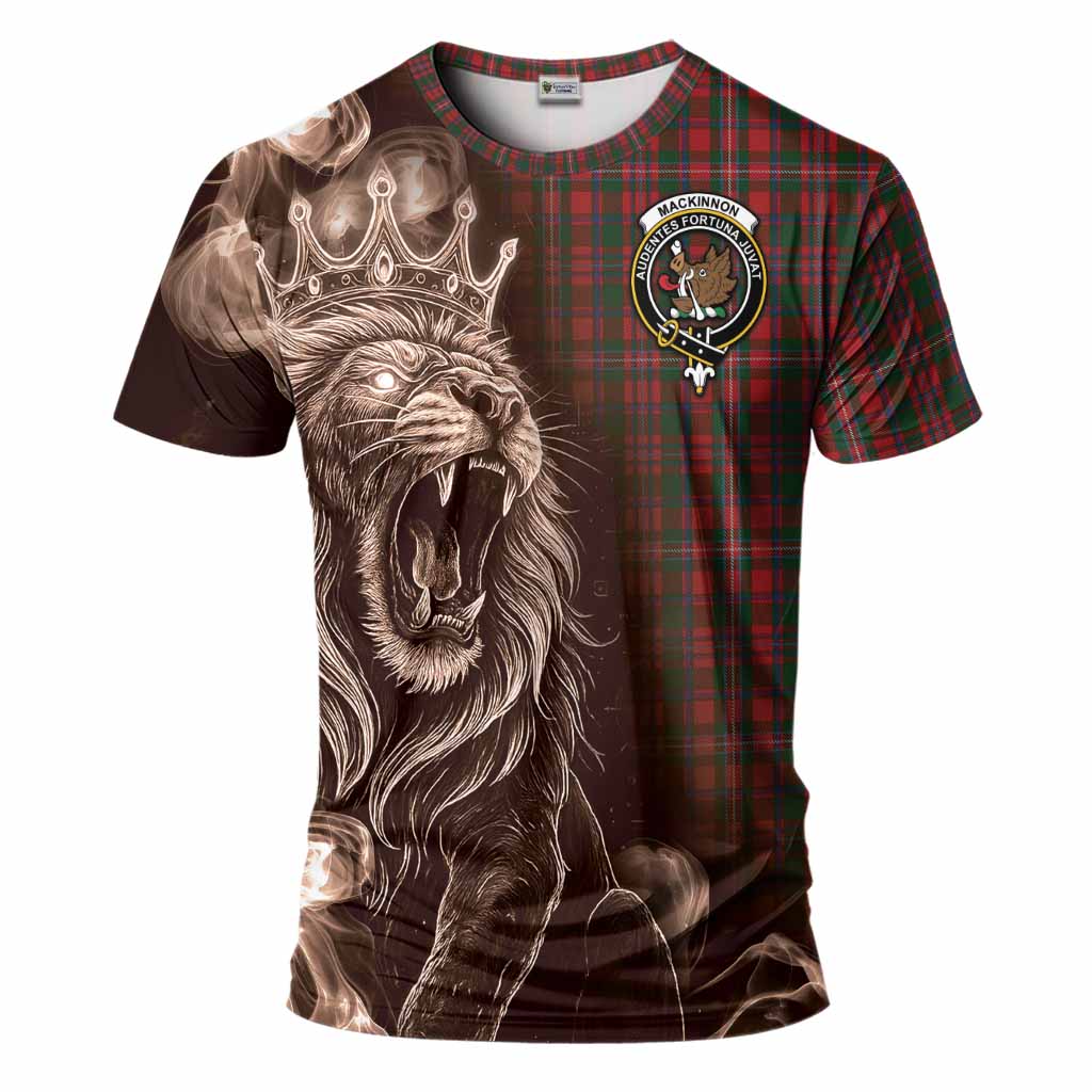 MacKinnon (McKinnon) Tartan T-Shirt Roaring Lion Heritage