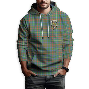 MacKintosh Hunting Ancient Tartan Hoodie with Family Crest
