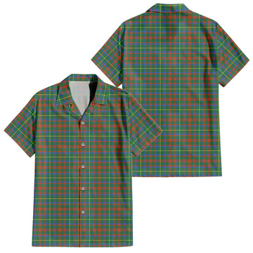 MacKintosh Hunting Ancient Tartan Short Sleeve Button Down Shirt