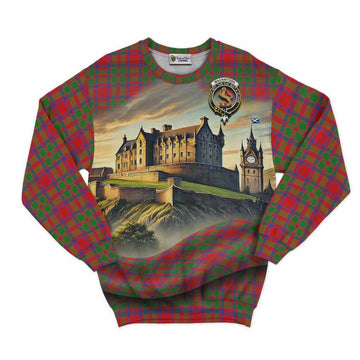 Tartan Vibes Clothing MacKintosh (McKintosh) Tartan Family Crest Sweatshirt with Scottish Ancient Castle Style