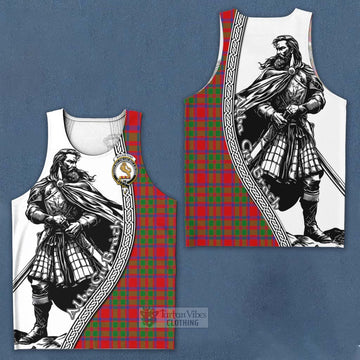 Tartan Vibes Clothing MacKintosh (McKintosh) Tartan Clan Crest Men's Tank Top with Highlander Warrior Celtic Style