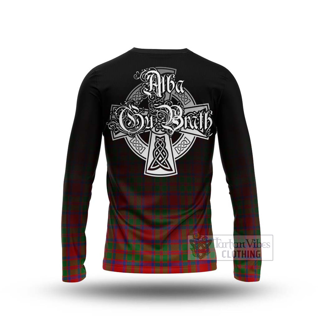 Tartan Vibes Clothing MacKintosh (McKintosh) Tartan Long Sleeve T-Shirt Featuring Alba Gu Brath Family Crest Celtic Inspired