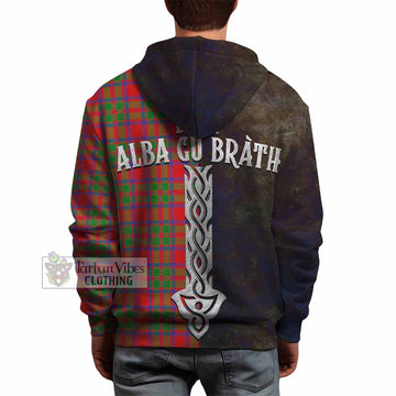 MacKintosh (McKintosh) Tartan Family Crest Hoodie Alba Gu Brath Be Brave Lion Ancient Style