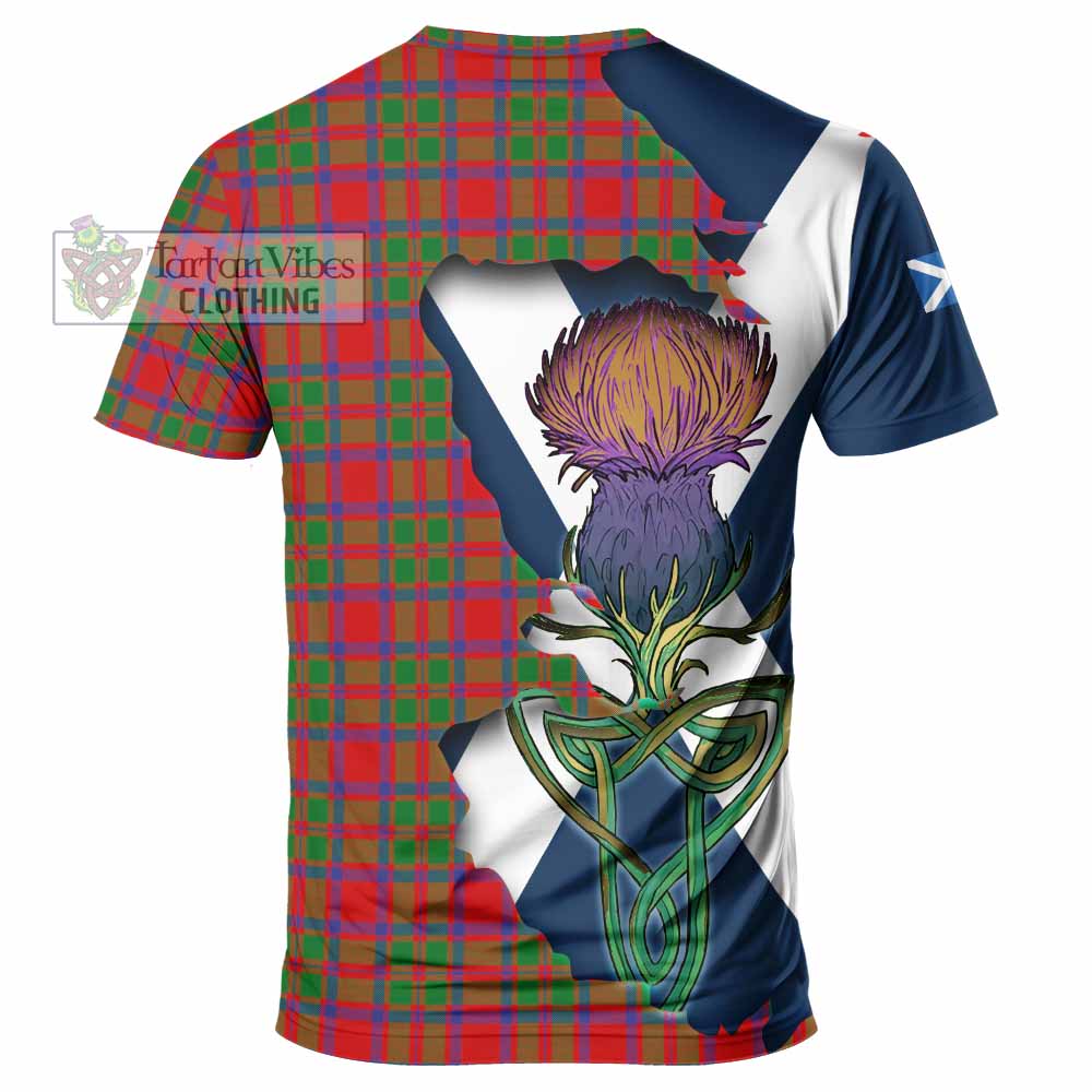 Tartan Vibes Clothing MacKintosh (McKintosh) Tartan Family Crest T-Shirt Scottish Thistle Celtic Inspired