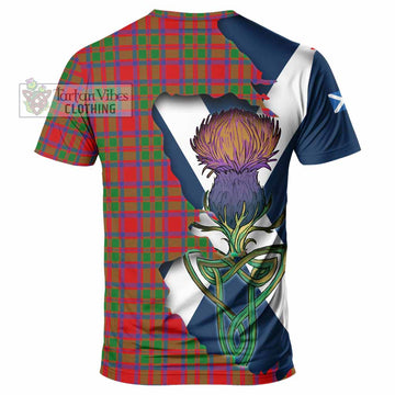 Tartan Vibes Clothing MacKintosh (McKintosh) Tartan Family Crest T-Shirt Scottish Thistle Celtic Inspired