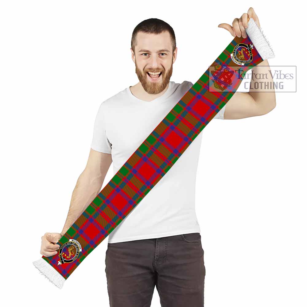Tartan Vibes Clothing MacKintosh (McKintosh) Tartan Ruffneck Scarf with Family Crest