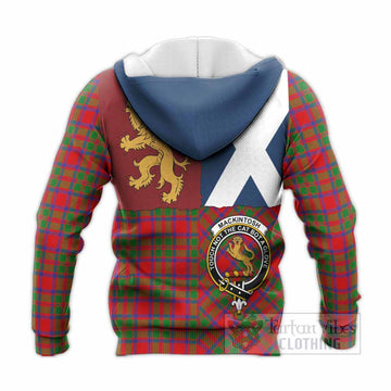 MacKintosh (McKintosh) Crest Tartan Knitted Hoodie with Lion Rampant Saltire Style