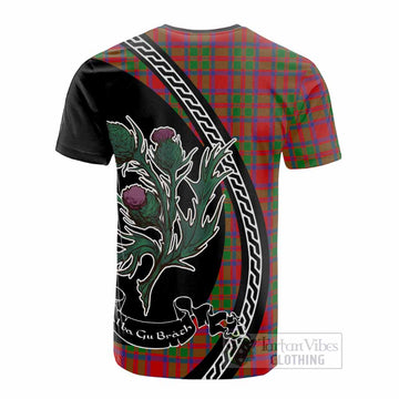 MacKintosh (McKintosh) Family Crest Tartan Cotton T-shirt Alba Thistle Inspired - Tartan Vibes Clothing