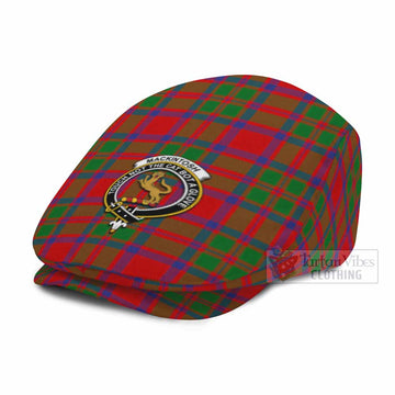 MacKintosh (McKintosh) Family Crest Tartan Jeff Cap, Tartan Flat Cap