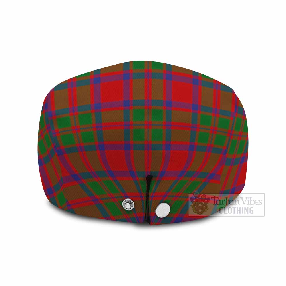 MacKintosh (McKintosh) Family Crest Tartan Jeff Cap, Tartan Flat Cap