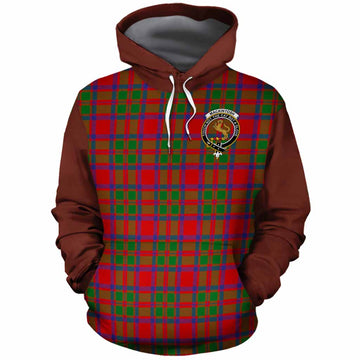 MacKintosh (McKintosh) Tartan Accent Cotton Hoodie with Family Crest