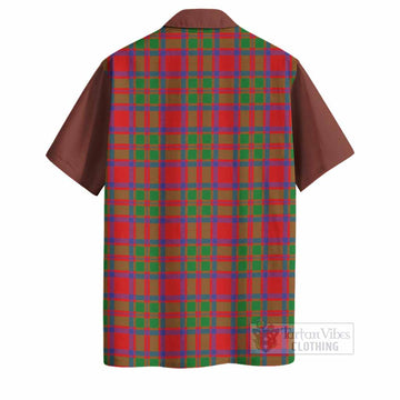 MacKintosh (McKintosh) Tartan Accent Hawaiian Shirt with Family Crest