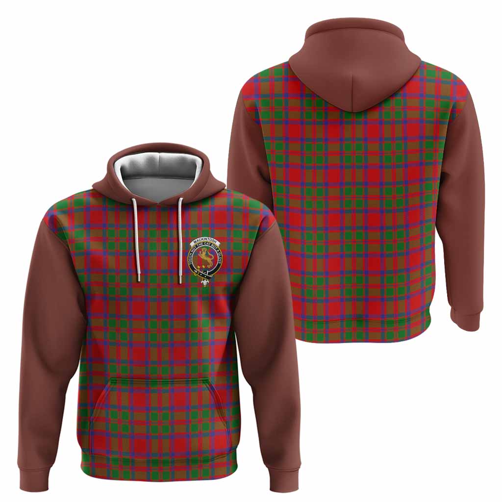 MacKintosh (McKintosh) Tartan Accent Hoodie with Family Crest