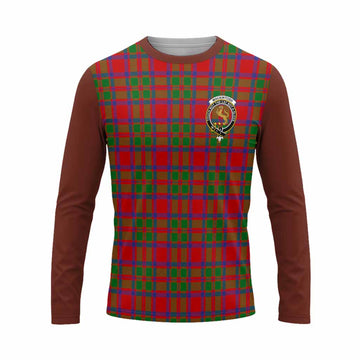 MacKintosh (McKintosh) Tartan Accent Long Sleeve T-Shirt with Family Crest
