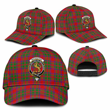 MacKintosh (McKintosh) Tartan Classic Cap with Family Crest