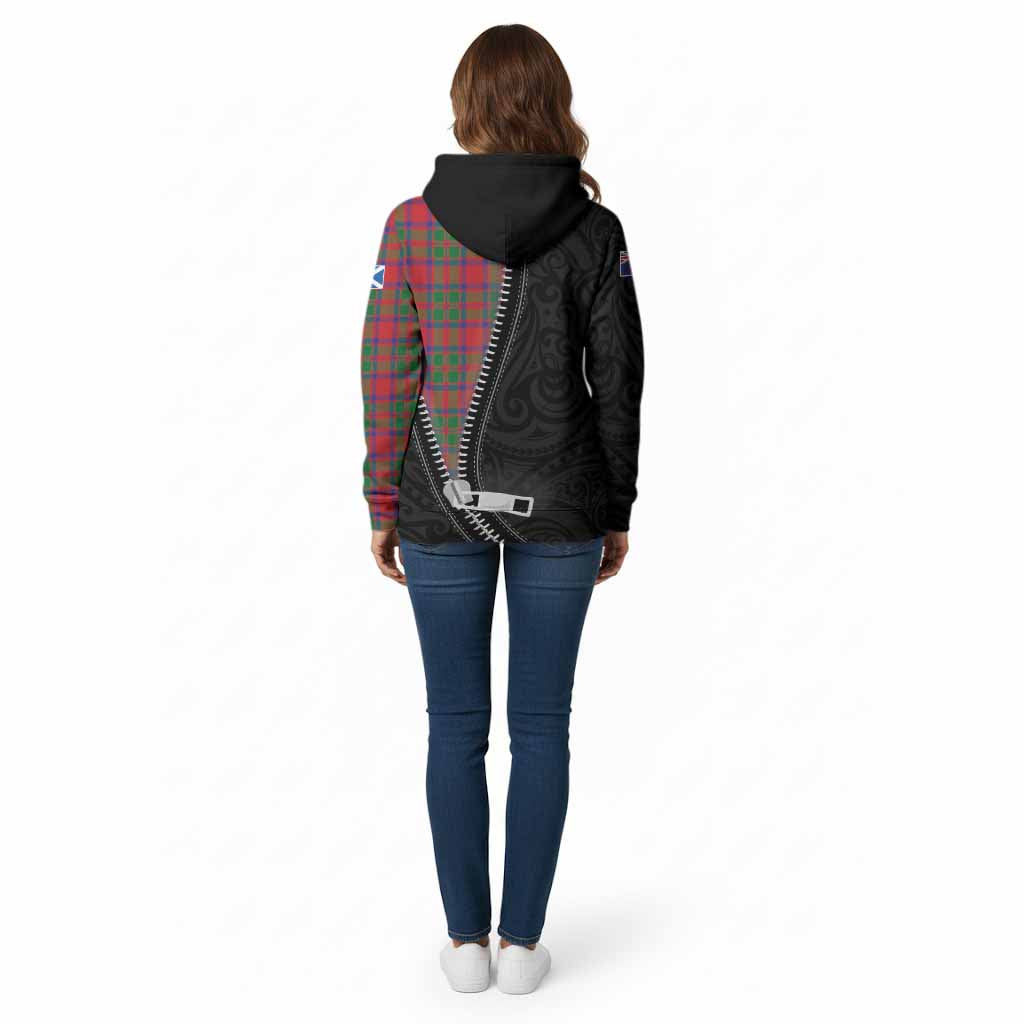 MacKintosh (McKintosh) Tartan Cotton Hoodie New Zealand Pattern Unique Zipper Stylized