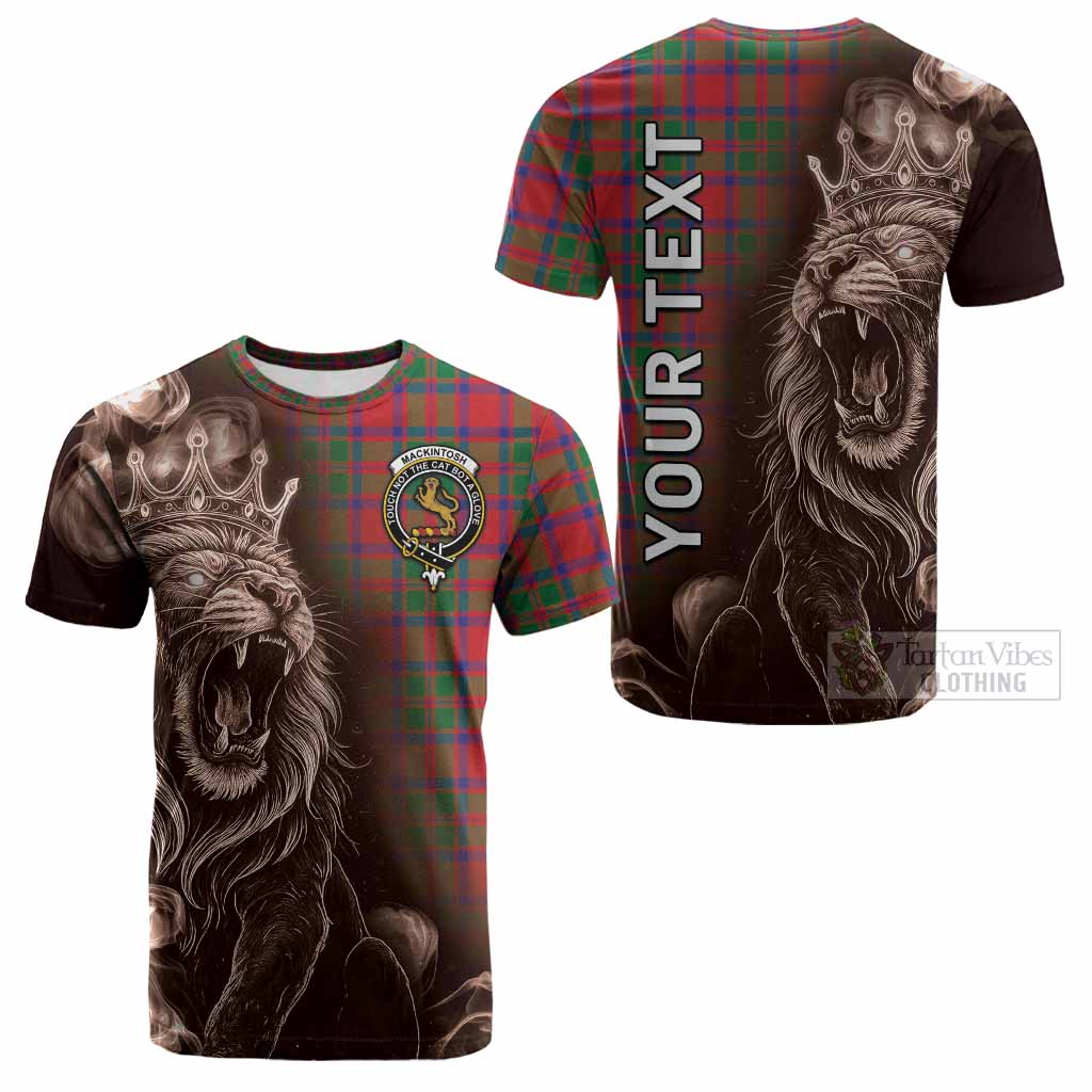 MacKintosh (McKintosh) Tartan Cotton T-shirt Roaring Lion Heritage