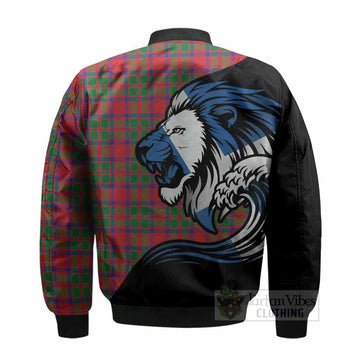 MacKintosh (McKintosh) Tartan Crest Bomber Jacket Scottish Golden Lions Wave Flow